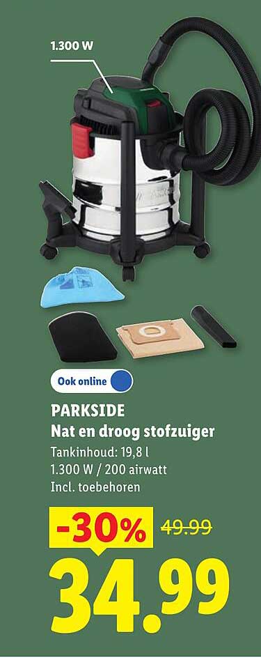 PARKSIDE Nat en droog stofzuiger