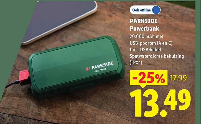 PARKSIDE Powerbank -25%
