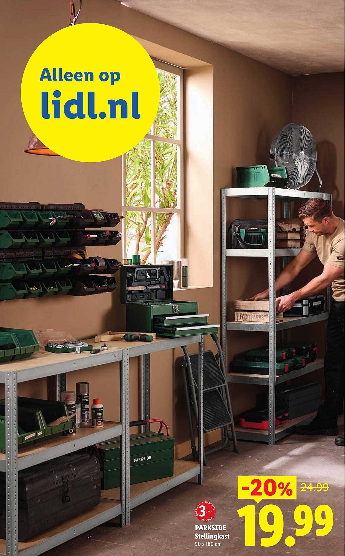PARKSIDE Stellingkast 90 x 180 cm -20%