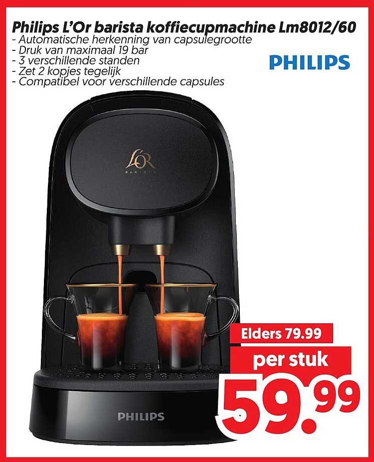 Philips L’Or barista koffiecupmachine Lm8012/60