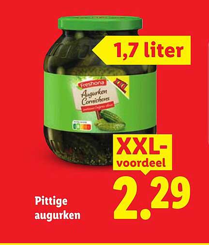 Pittige augurken XXL-voordeel
