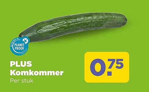 PLUS Komkommer Per stuk