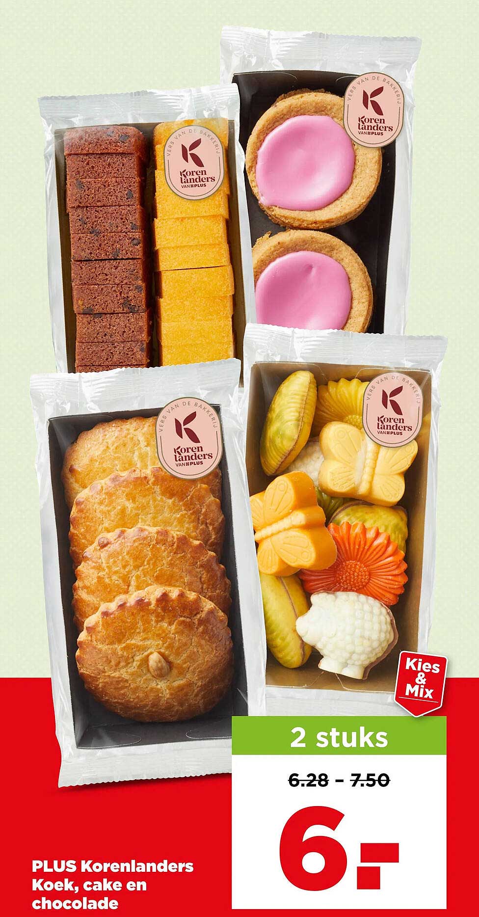 PLUS Korenlanders Koek, cake en chocolade