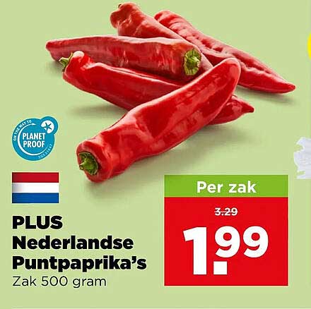 PLUS Nederlandse Puntpaprika's