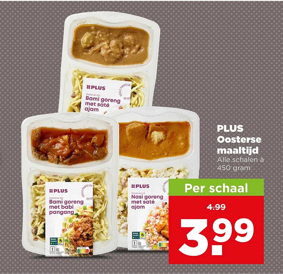 PLUS Oosterse maaltijd