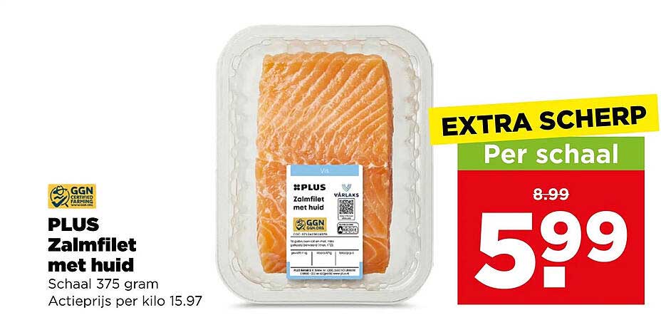 PLUS Zalmfilet met huid