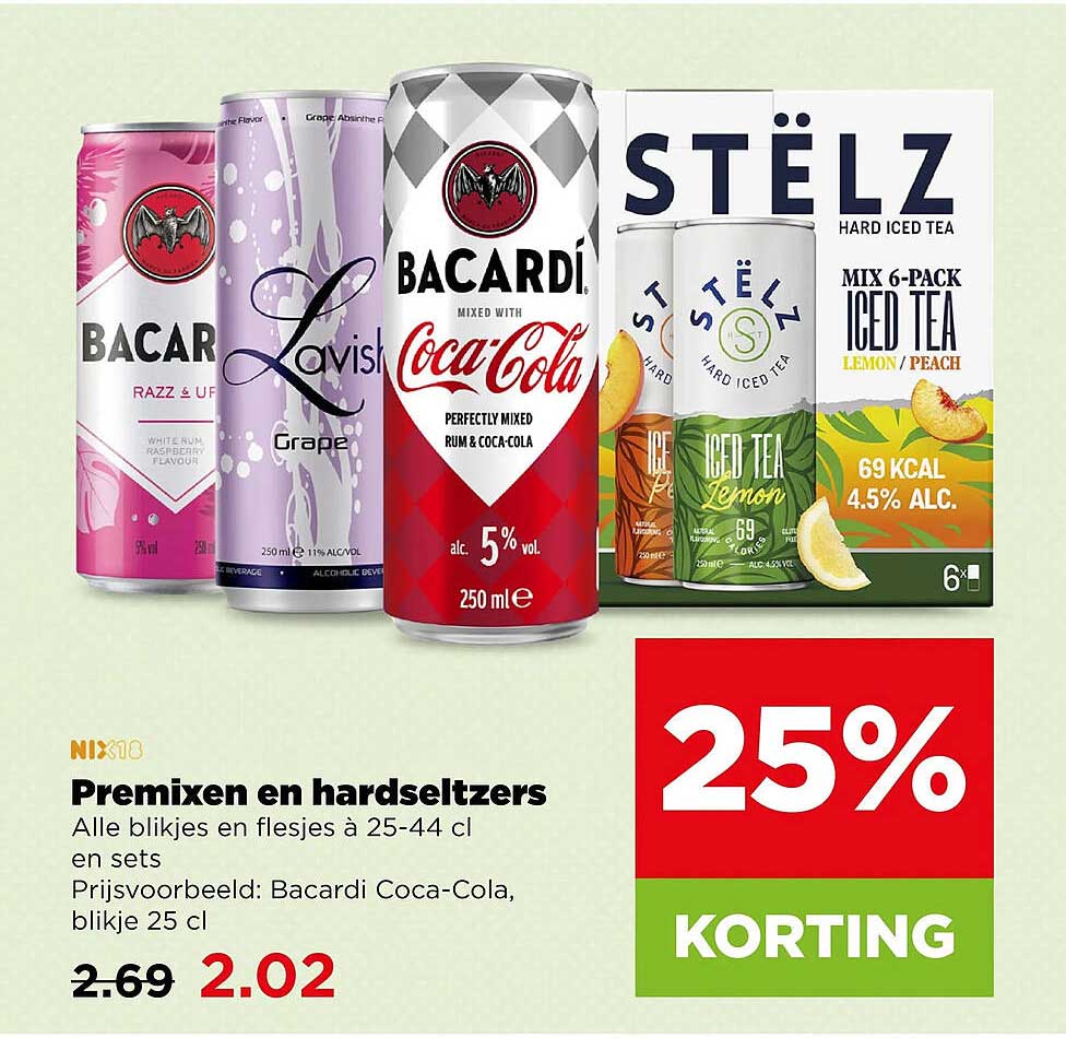 Premixen en hardselezers 25% korting