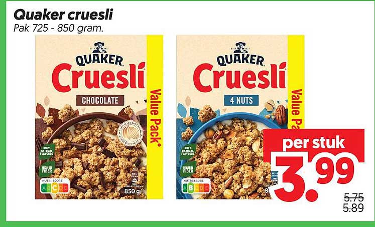 Quaker cruesli