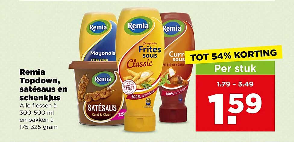 Remia Topdown, satésaus en schenkjus