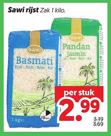 Sawi rijst Zak 1 kilo.