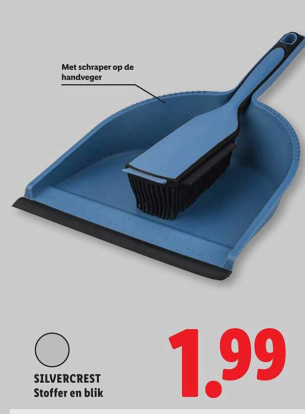 SILVERCREST Stoffer en blik