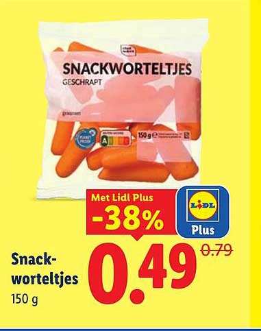 Snackworteltjes 150 g