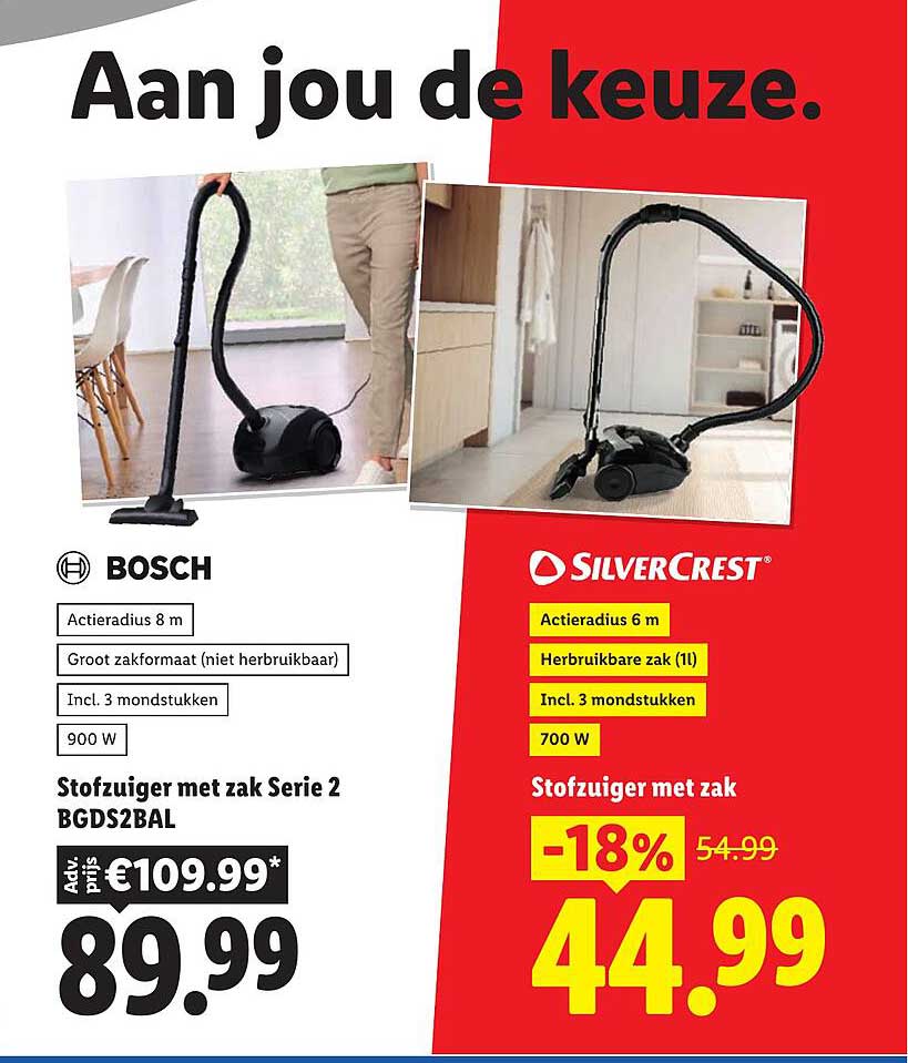 Stofzuiger met zak Serie 2 BGDS2BAL
