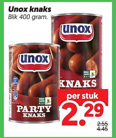 Unox knaks Blik 400 gram