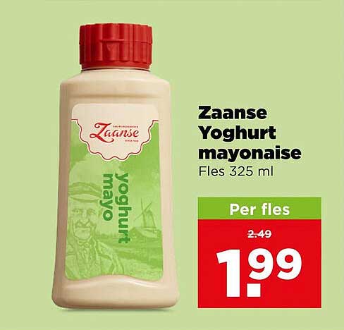 Zaanse Yoghurt mayonaise Fles 325 ml