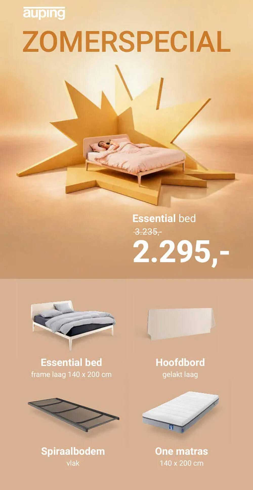 ZOMERSPECIAL Essential bed