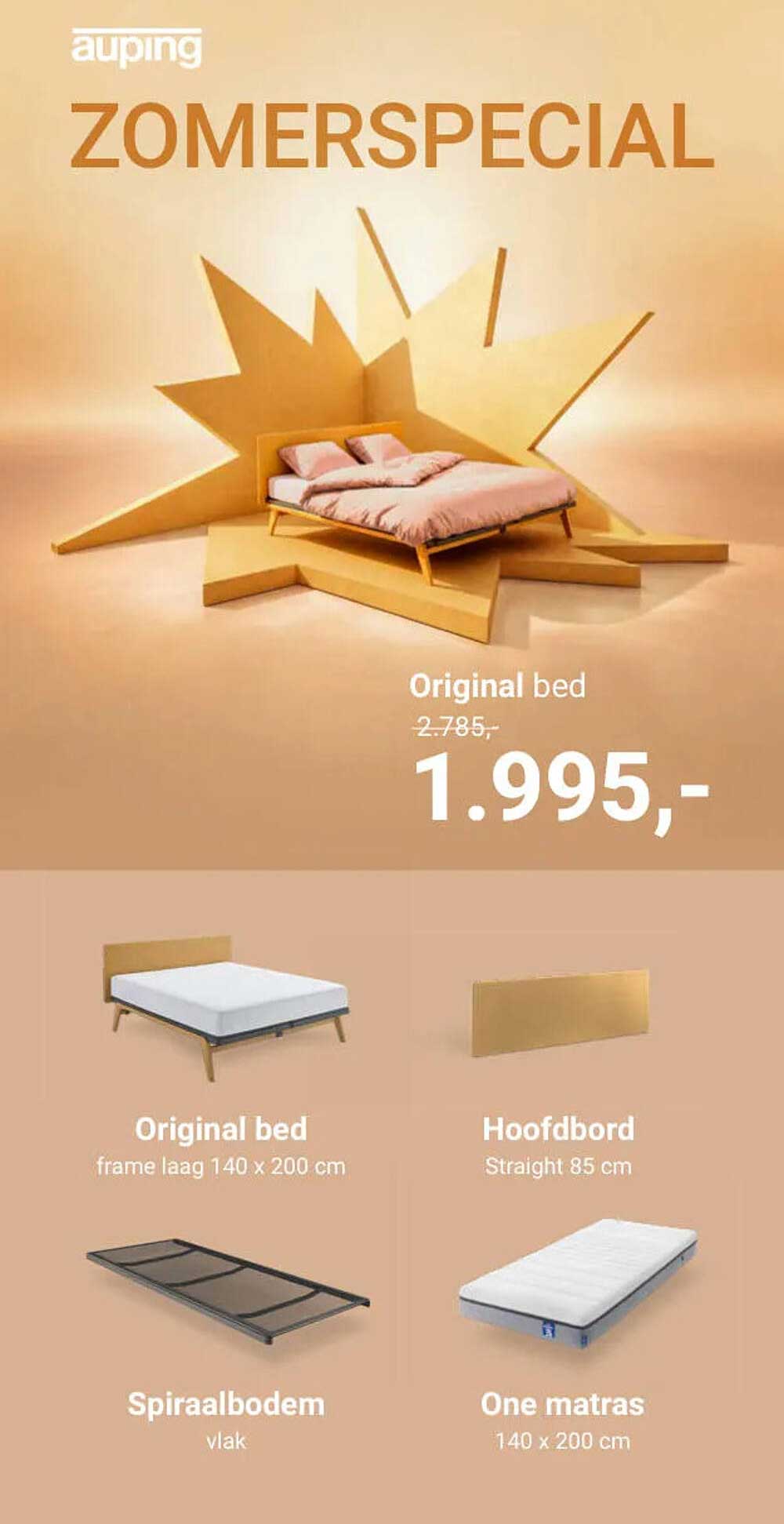 ZOMERSPECIAL Original bed