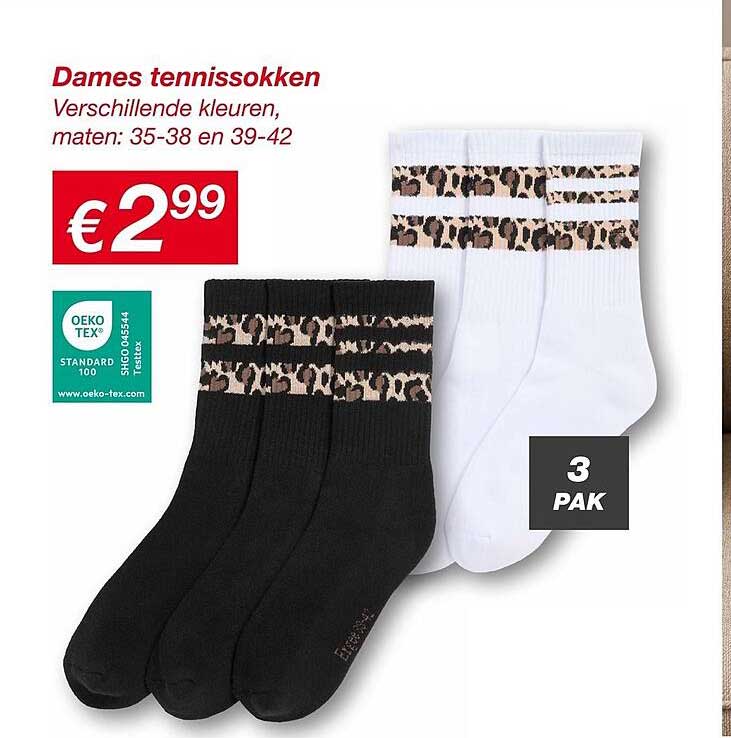 Dames tennissokken