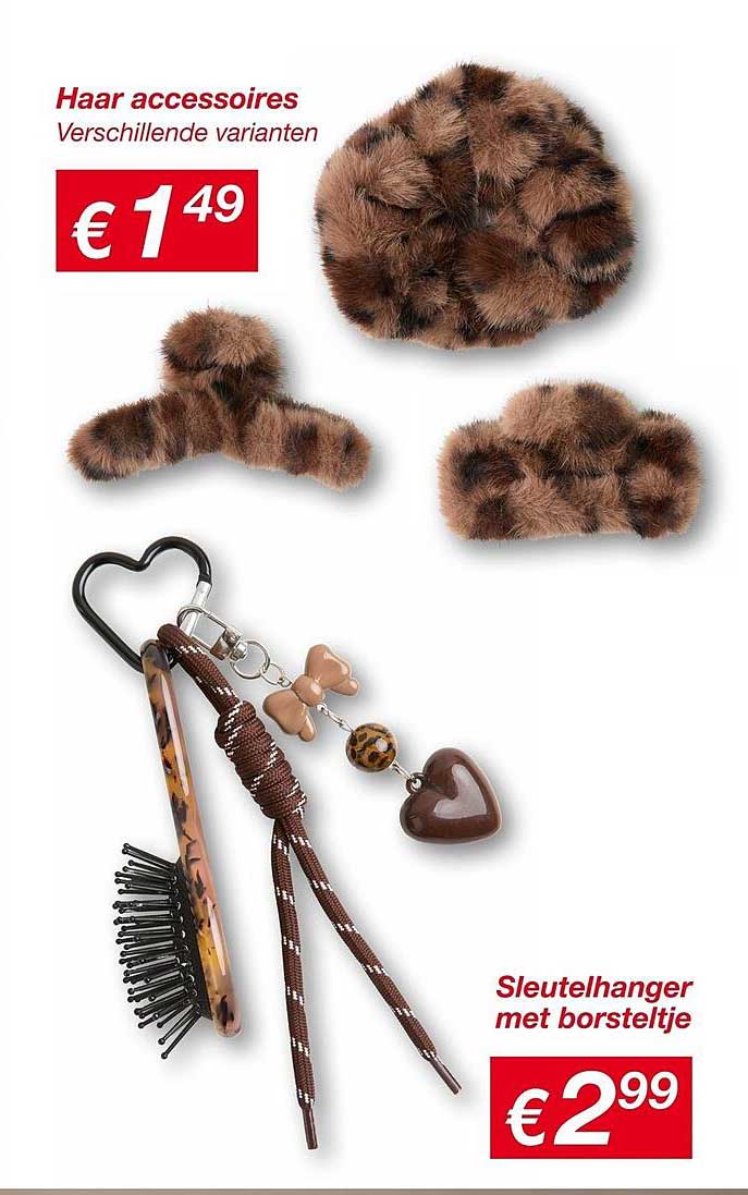 Haar accessoires Verschillende varianten