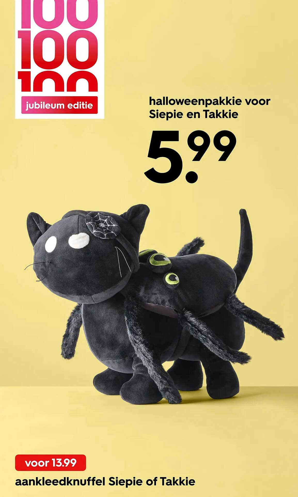 halloweenpakkie voor Siepie en Takkie