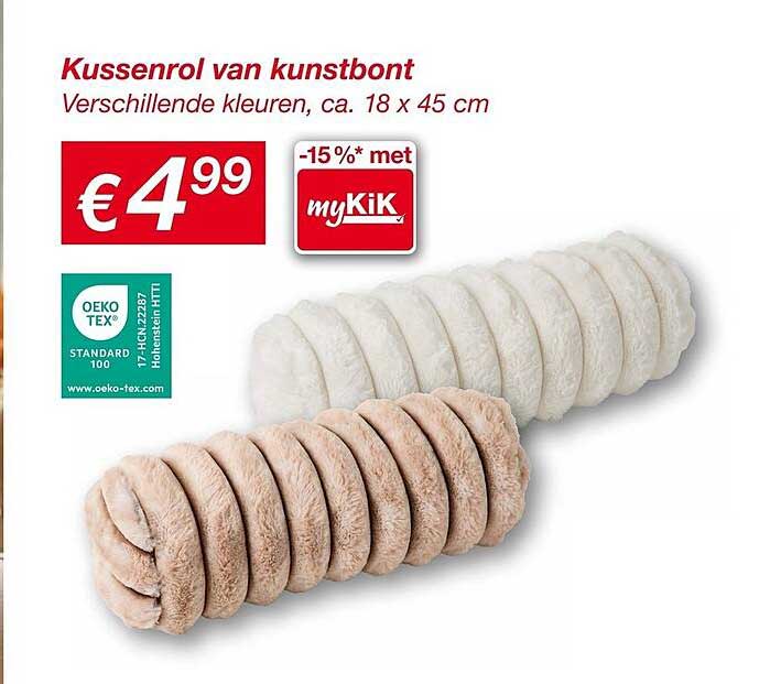 Kussenrol van kunstbont -15%* met myKiK