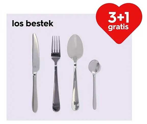 Los bestek 3+1 gratis