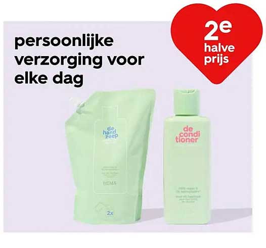 persoonlijke verzorging voor elke dag 2e halve prijs