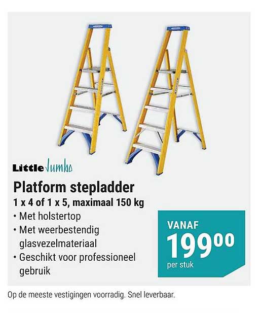 Platform stepladder