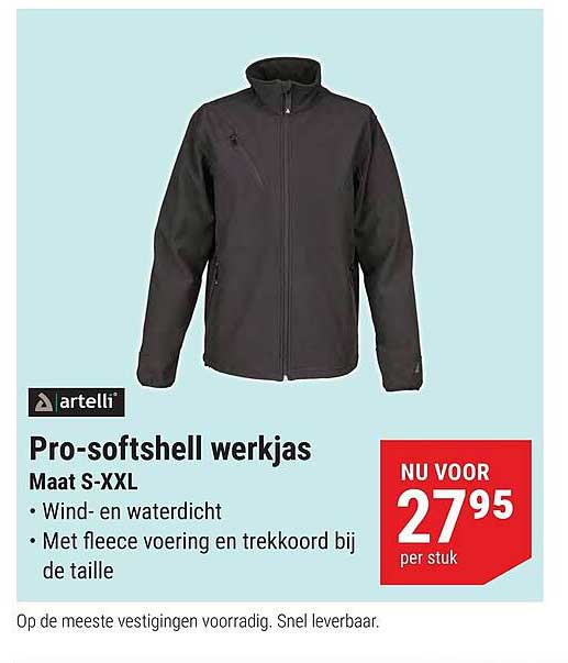 Pro-softshell werkjas