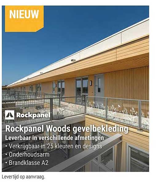 Rockpanel Woods gevelbekleding