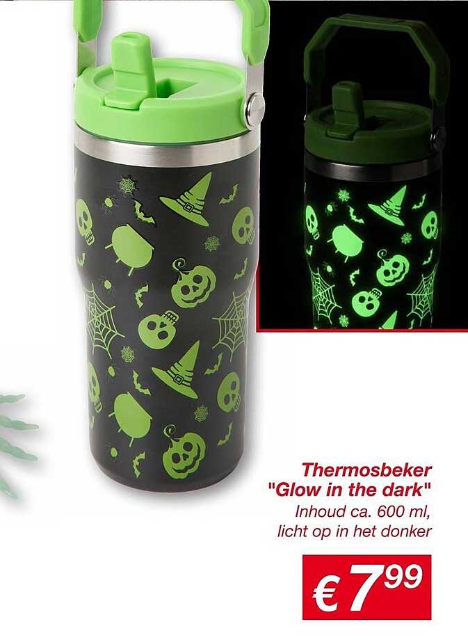 Thermosbeker "Glow in the dark"