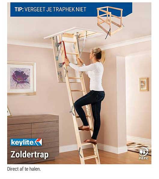 TIP: VERGEET JE TRAPHEK NIET Zoldertrap Direct af te halen.