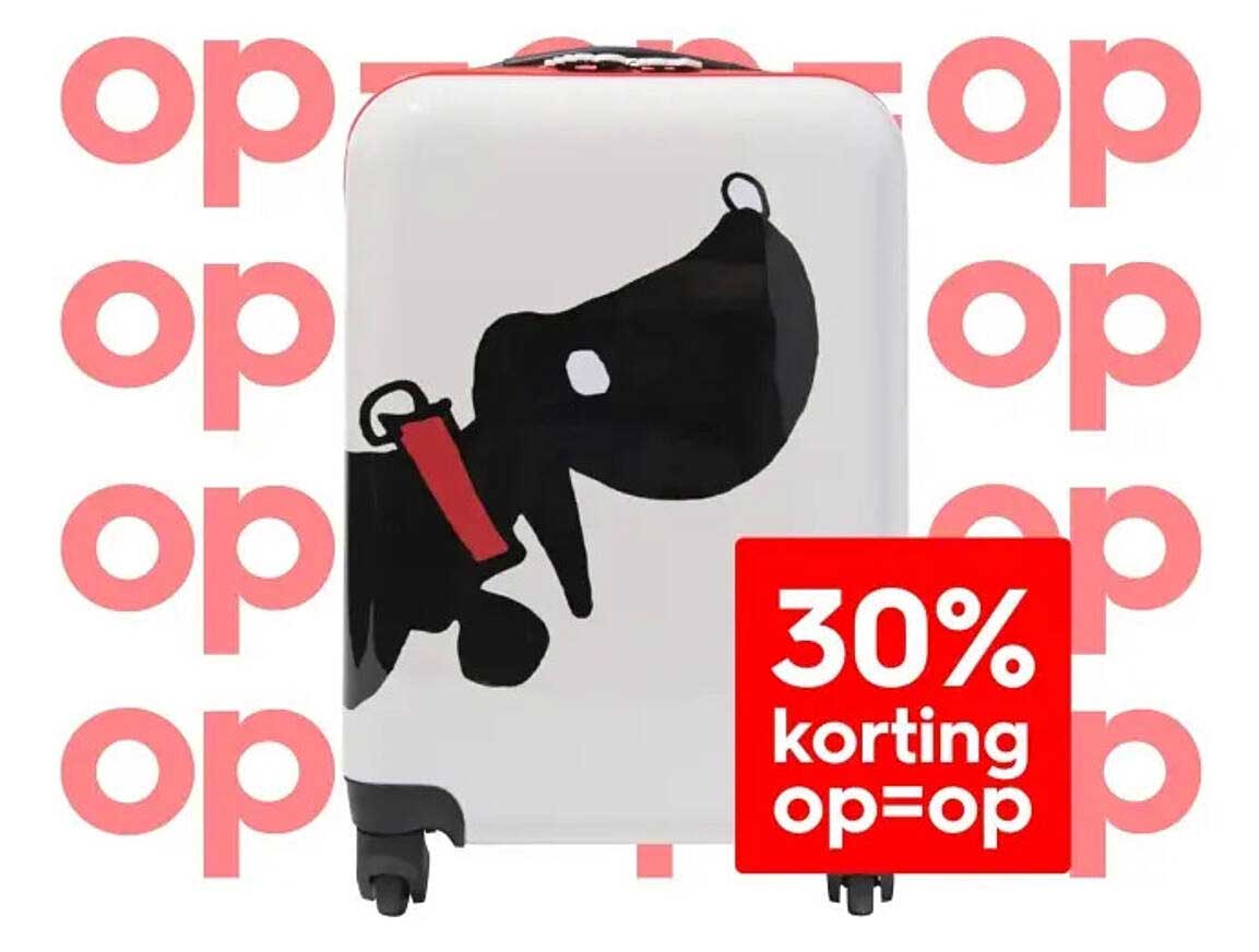30% korting op HEMA-koffer