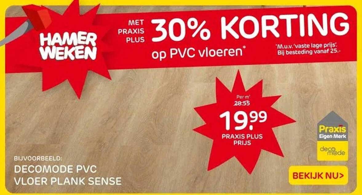 30% KORTING op PVC vloeren