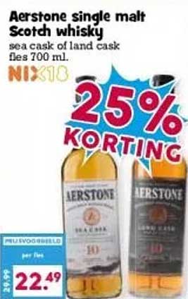 Aerstone single malt Scotch whisky