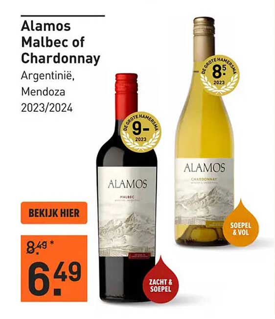 Alamos Malbec of Chardonnay