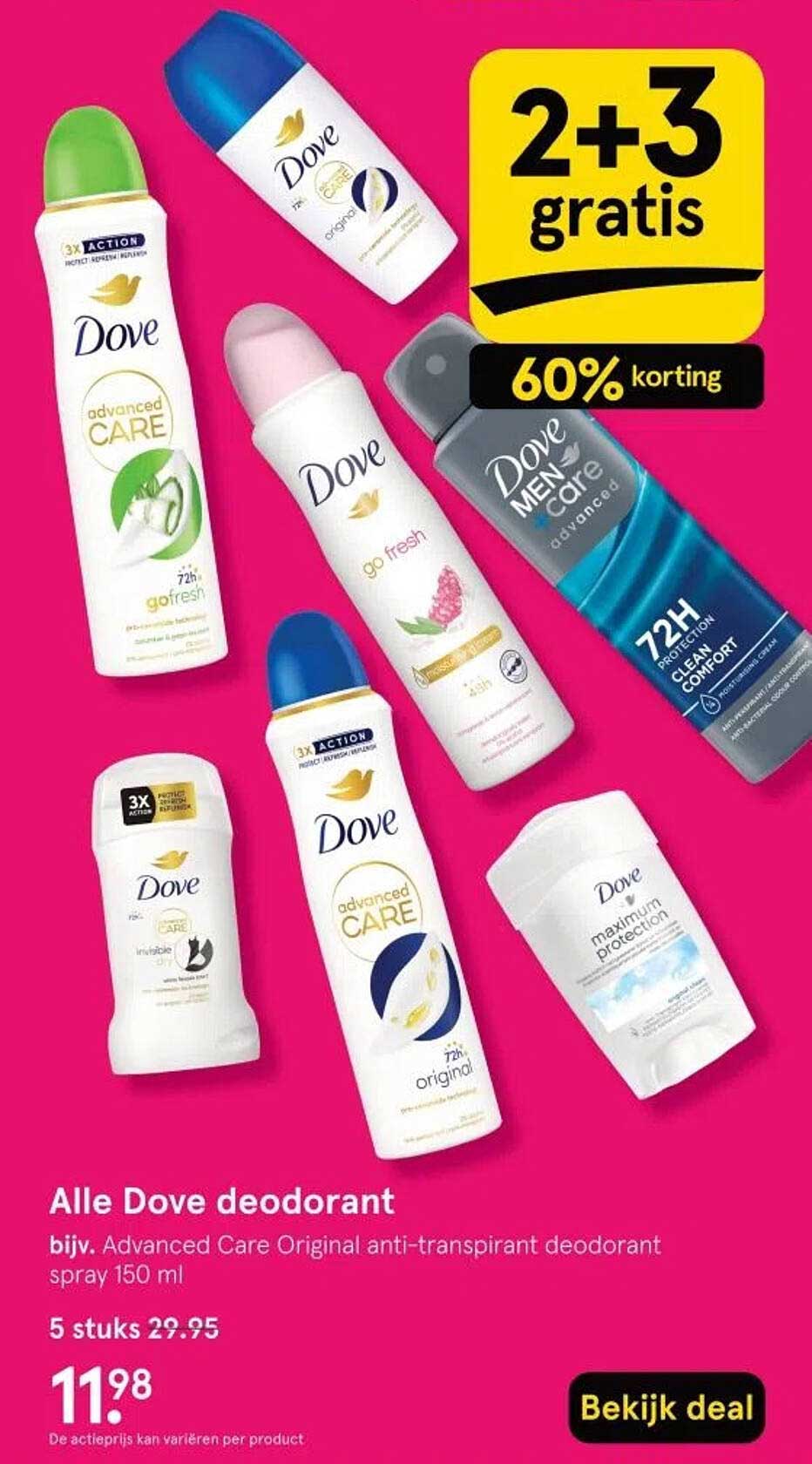 Alle Dove deodorant