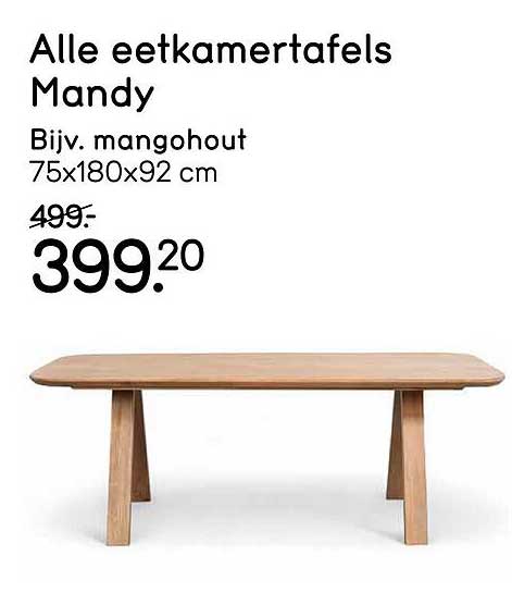 Alle eettafel Mandy