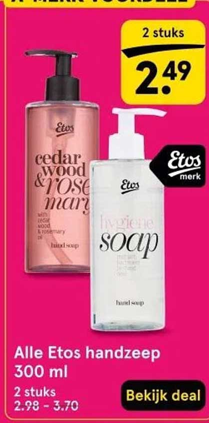 Alle Etos handzeep 300 ml