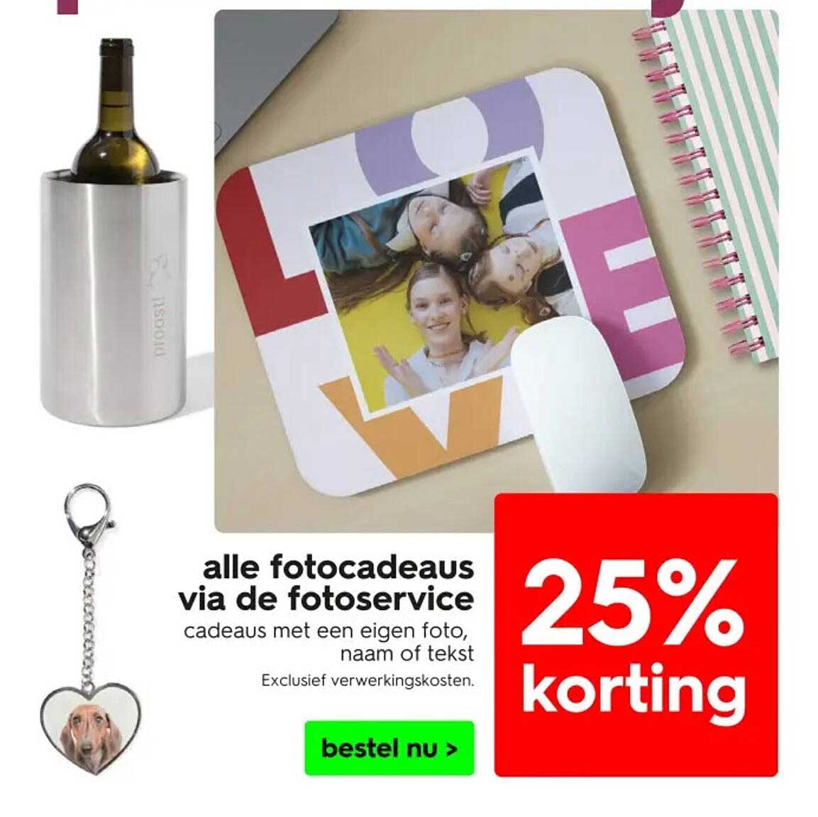 alle fotocadeaus via de fotoservice