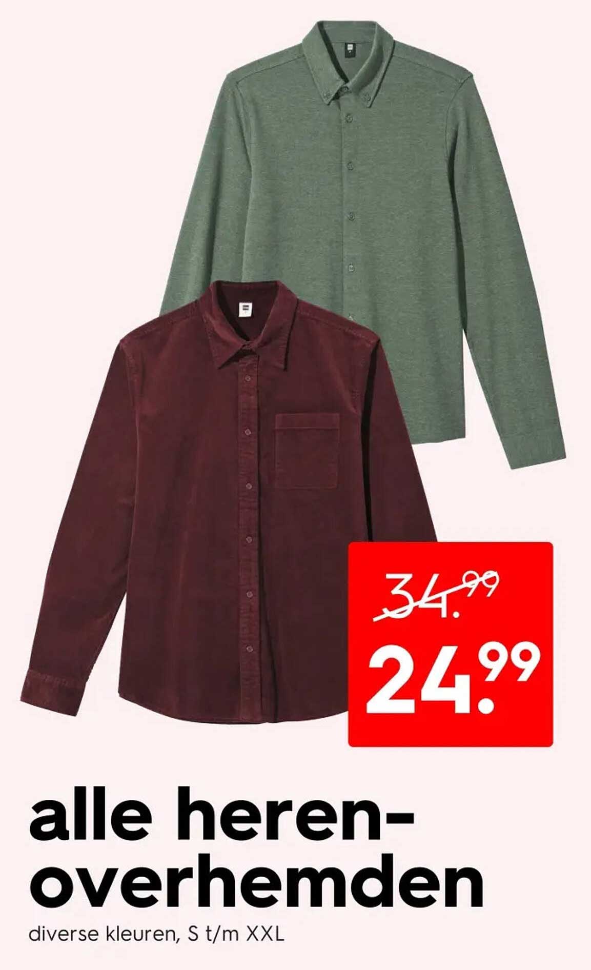 alle herenoverhemden