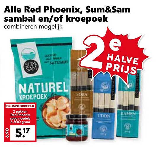 Alle Red Phoenix, Sum&Sam sambal en/of kroepoek