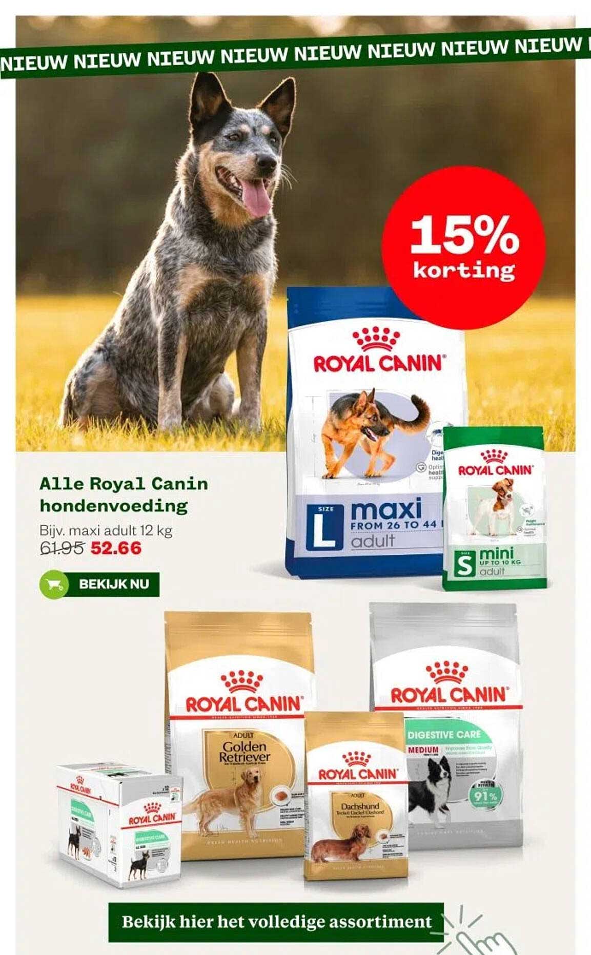 Alle Royal Canin hondenvoeding