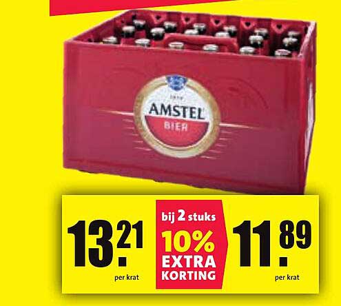 Amstel Bier Krat bij Nettorama