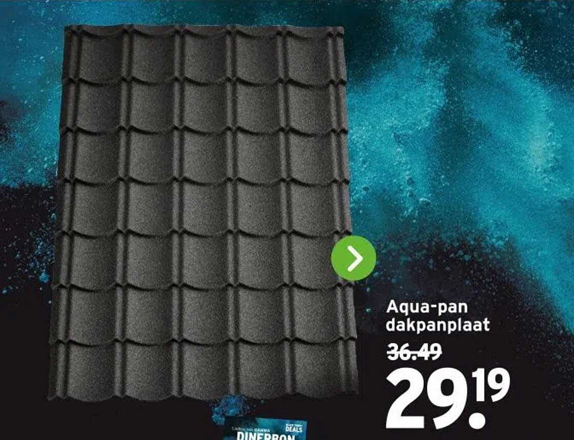 Aqua-pan dakpanplaat