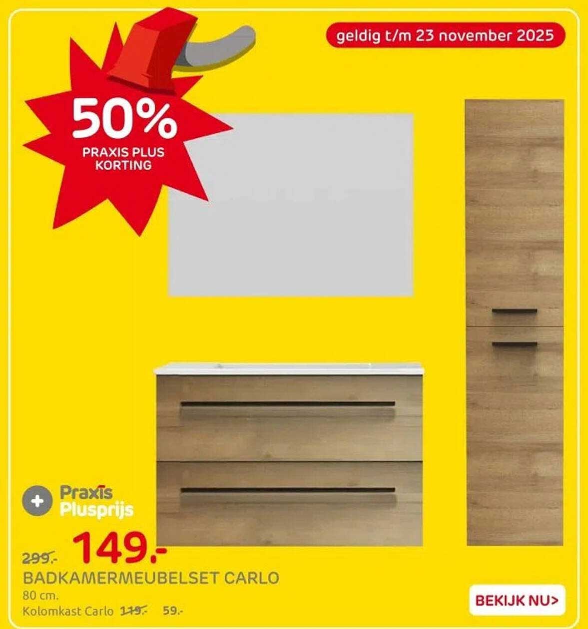 BADKAMERMEUBLSET CARLO