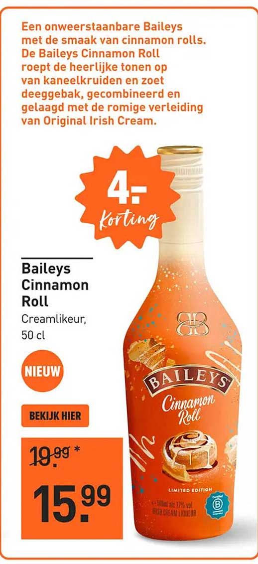 Baileys Cinnamon Roll