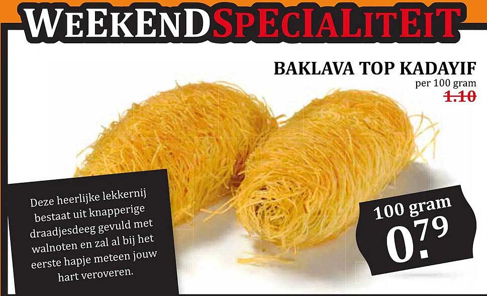 BAKLAVA TOP KADAYIF