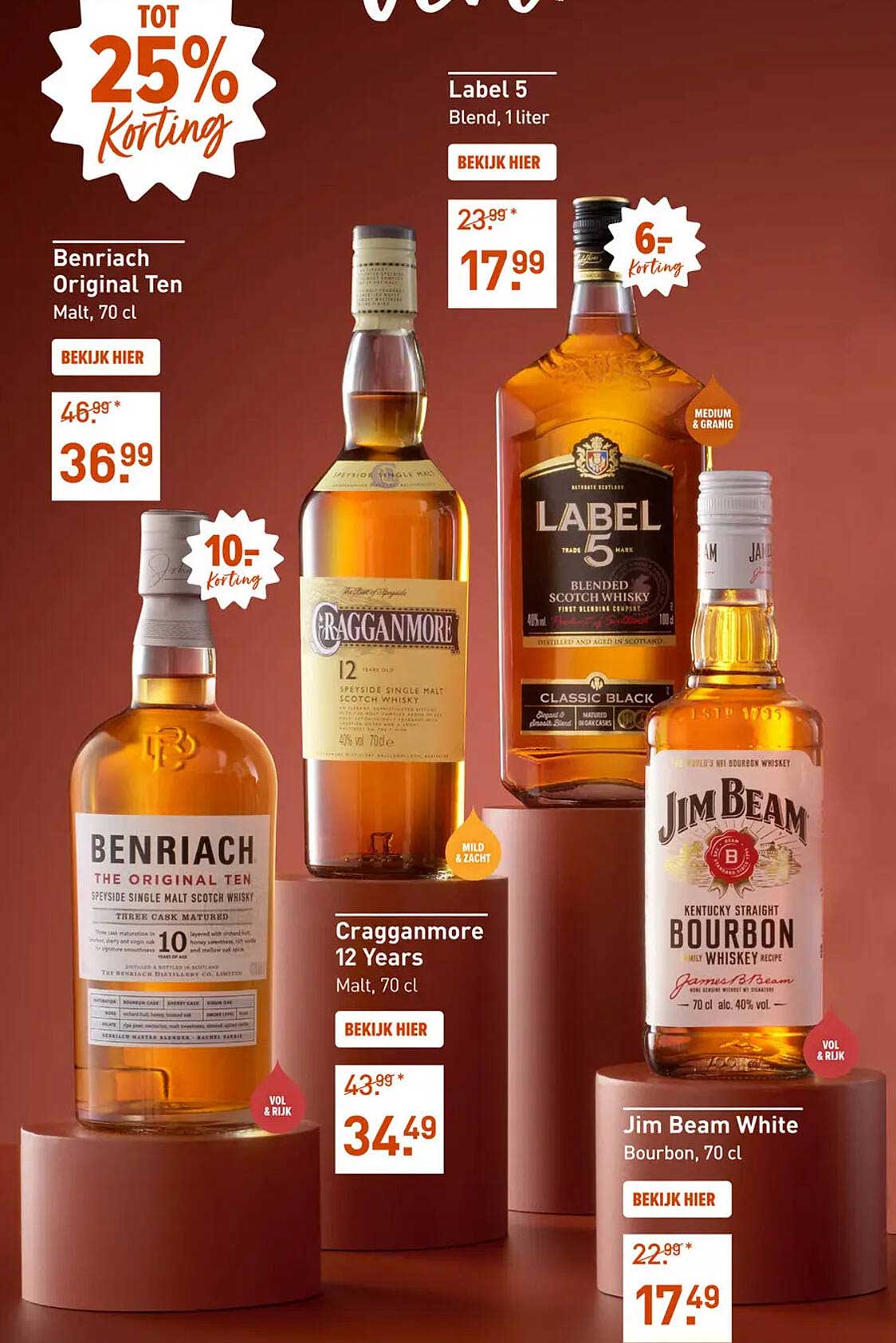 Benriach Original Ten Malt, 70 cl