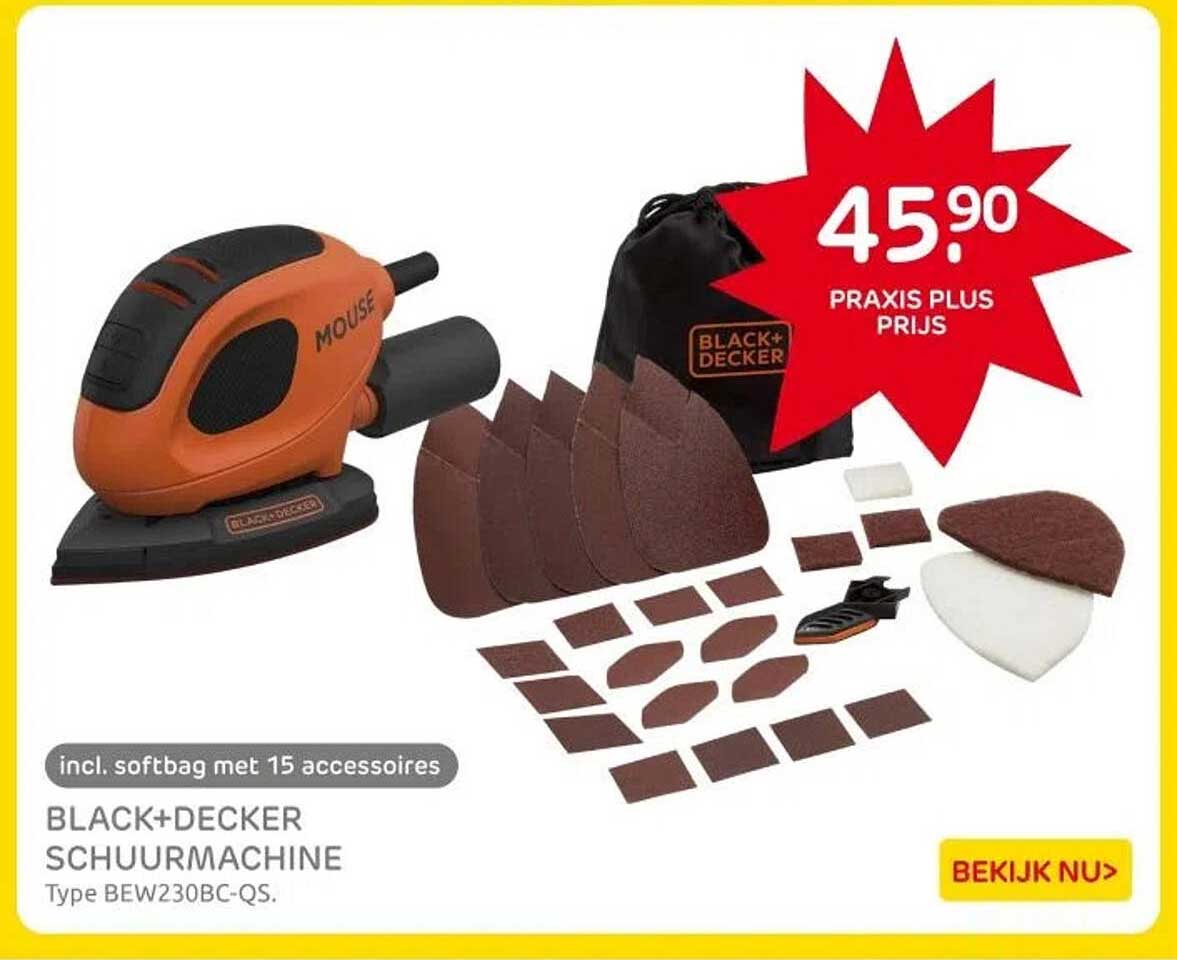 BLACK+DECKER SCHUURMACHINE Type BEW230BC-QS